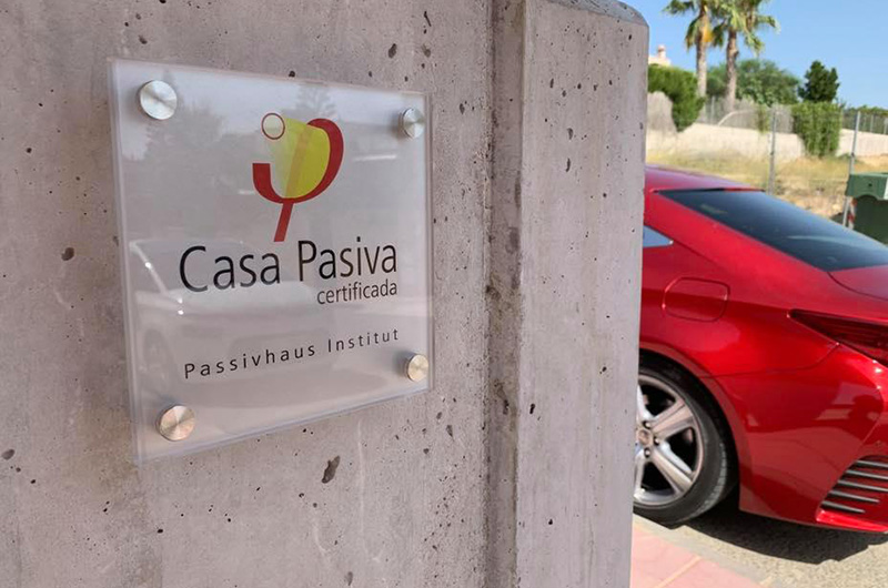 Sello de certificación Passivhaus